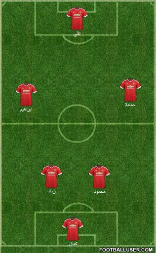 Manchester United Formation 2016