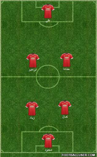 Manchester United Formation 2016