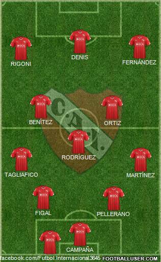 Independiente Formation 2016