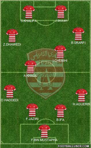 Club Africain Tunis Formation 2016