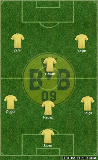 Borussia Dortmund Formation 2016