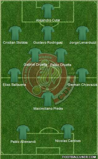 Deportivo Morón Formation 2016