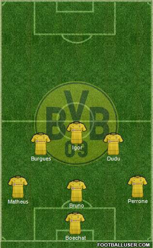 Borussia Dortmund Formation 2016