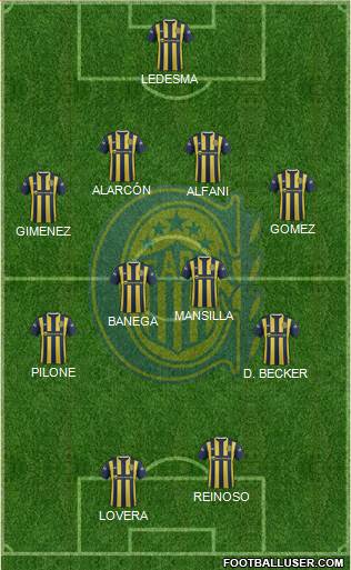 Rosario Central Formation 2016