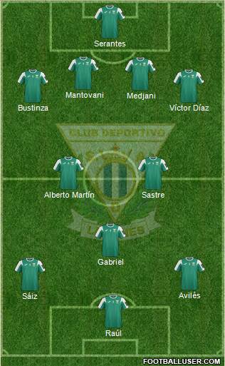 C.D. Leganés S.A.D. Formation 2016