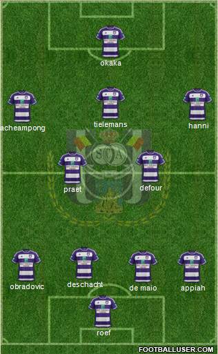 RSC Anderlecht Formation 2016