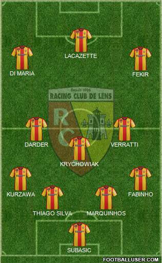 Racing Club de Lens Formation 2016