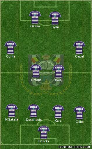 RSC Anderlecht Formation 2016