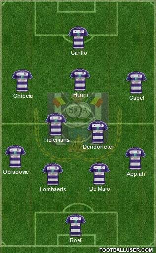 RSC Anderlecht Formation 2016