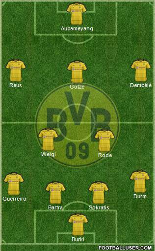 Borussia Dortmund Formation 2016