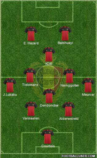 Belgium Formation 2016