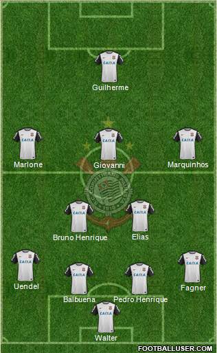 SC Corinthians Paulista Formation 2016