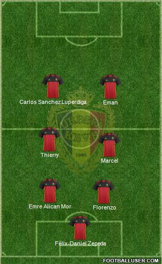 Belgium Formation 2016