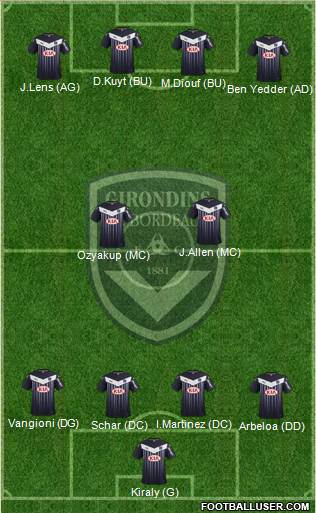 FC Girondins de Bordeaux Formation 2016