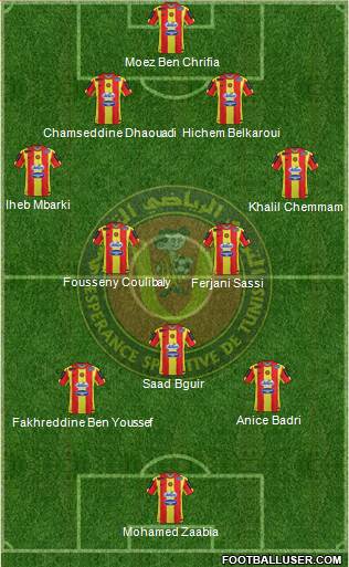 Espérance Sportive de Tunis football formation