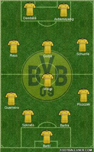Borussia Dortmund Formation 2016