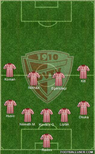 Diósgyõri VTK Formation 2016