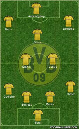Borussia Dortmund Formation 2016