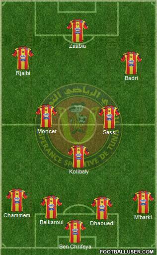 Espérance Sportive de Tunis football formation