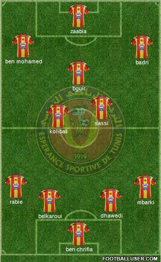 Espérance Sportive de Tunis football formation