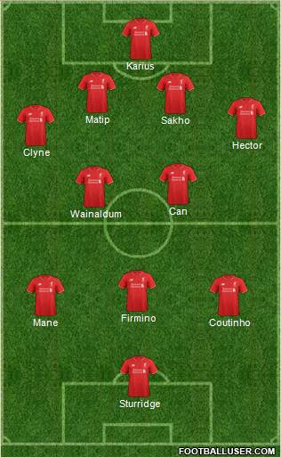 Liverpool Formation 2016