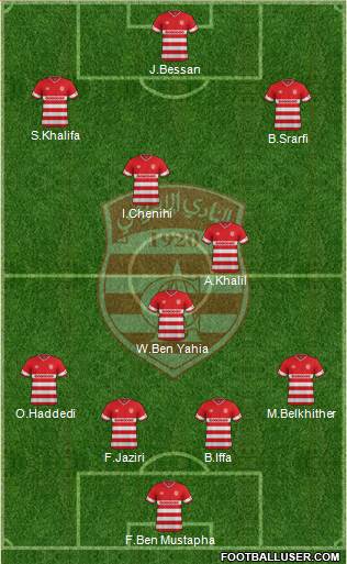 Club Africain Tunis Formation 2016