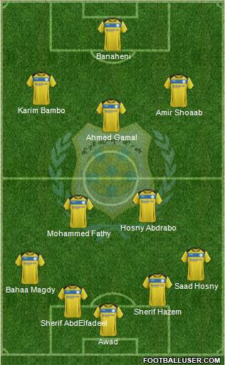 Ismaily Sporting Club Formation 2016