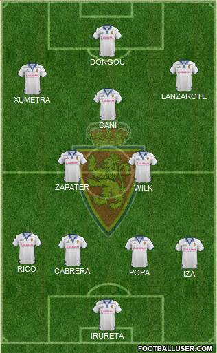 R. Zaragoza S.A.D. Formation 2016
