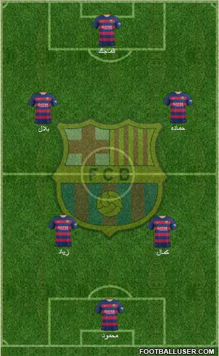 F.C. Barcelona Formation 2016