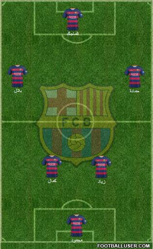 F.C. Barcelona Formation 2016