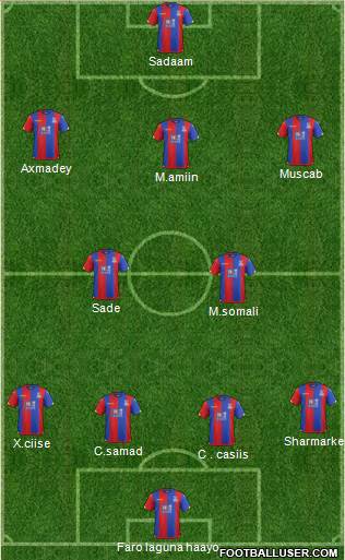Crystal Palace Formation 2016