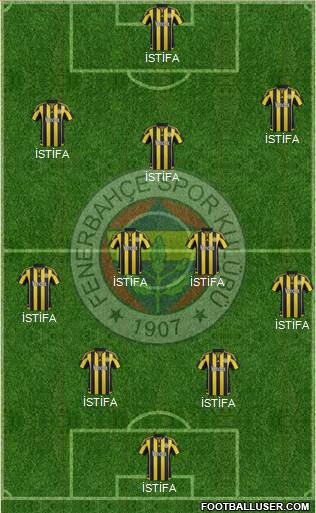 Fenerbahçe SK Formation 2016