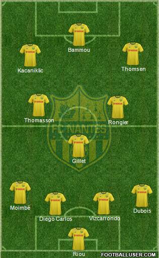 FC Nantes Formation 2016