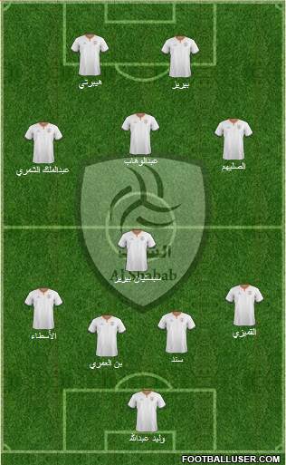 Al-Shabab (KSA) Formation 2016