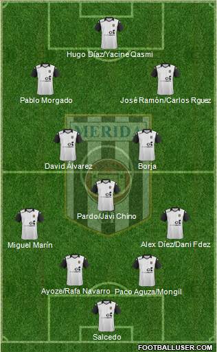 U.D. Mérida Formation 2016