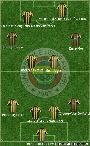 Fenerbahçe SK Formation 2016
