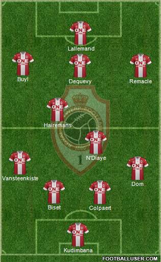 R Antwerp FC Formation 2016