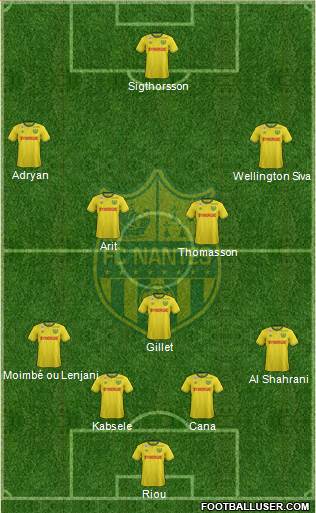 FC Nantes Formation 2016