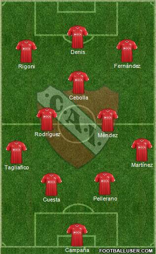 Independiente Formation 2016