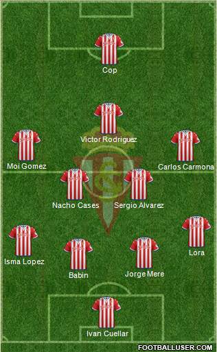 Real Sporting S.A.D. Formation 2016