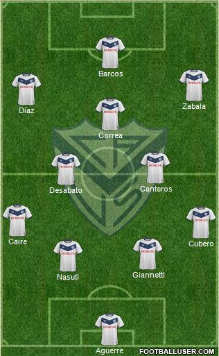 Vélez Sarsfield Formation 2016