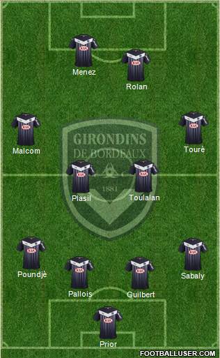 FC Girondins de Bordeaux Formation 2016