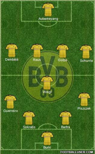 Borussia Dortmund Formation 2016