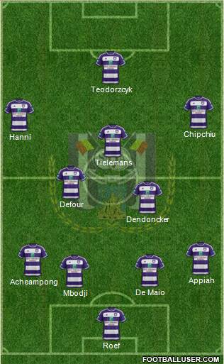 RSC Anderlecht Formation 2016