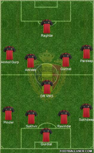 Belgium Formation 2016