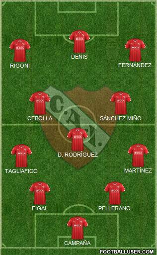 Independiente Formation 2016