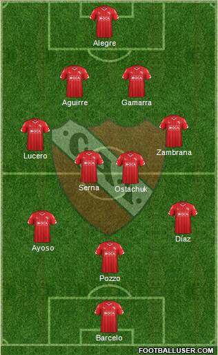Independiente Formation 2016