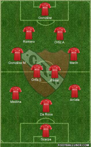 Independiente Formation 2016