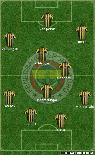 Fenerbahçe SK Formation 2016