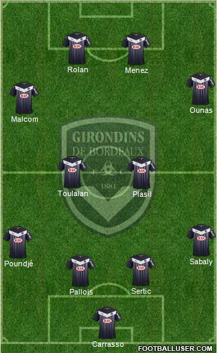 FC Girondins de Bordeaux Formation 2016